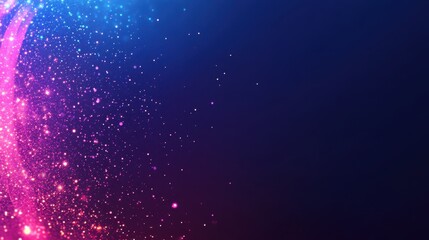 Wall Mural - a vibrant abstract background with colorful sparkles and gradients.