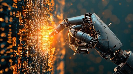 Leinwandbilder - Disruption of ai algorithm code by error lines and red br standards in digital environments a technical analysis