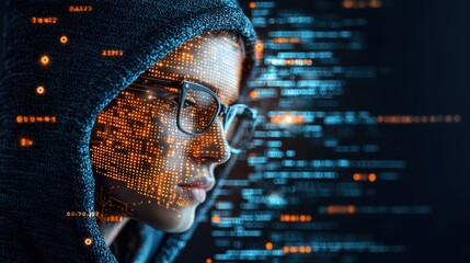 Leinwandbilder - Cybersecurity analyst detecting ai-based malware activities insights trends and strategies in digital protection