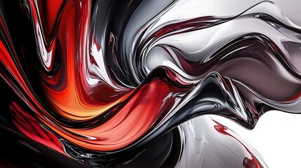 Wall Mural - Abstract Liquid Swirls