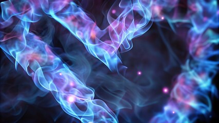 Canvas Print - abstract smoke background