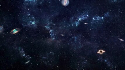 Wall Mural - animation depicting the implosion of our universe. the end of the universe.