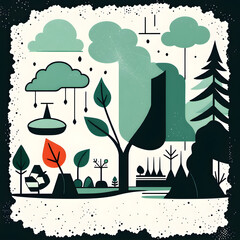 Poster - environmental illustration