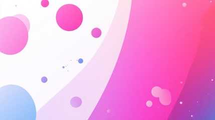 Fototapete - Abstract design featuring colorful circles and gradients, ideal for backgrounds or digital art.