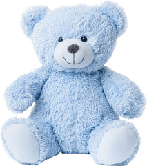 Wall Mural - blue teddy bear 