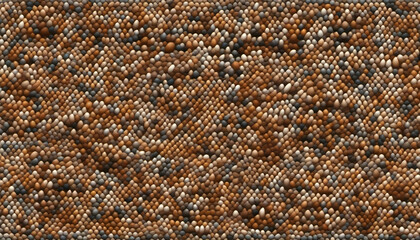 Wall Mural - seamless beaded surface texture with realistic patterns in natural colors and soft lighting