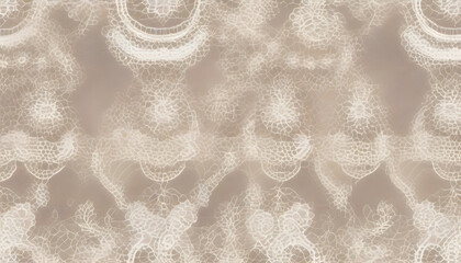 Wall Mural - seamless fine lace texture, realistic patterns, natural colors, soft lighting, high resolution