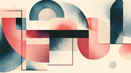 Poster - Abstract art composition digital medium visual design modern aesthetic creative perspective contemporary expression