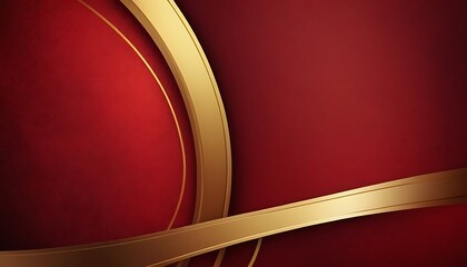 Wall Mural - abstract red background with gold wave design  A red and gold wave patterned background with a red and gold color scheme. 7