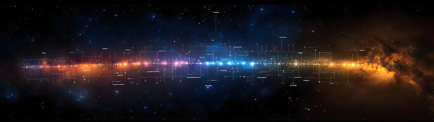 Wall Mural - exploring the cosmic timeline a comprehensive visual guide to the universe's history and major event