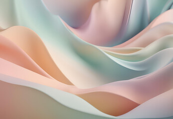 Wall Mural - abstract wavy background
