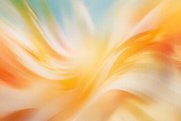 Wall Mural - abstract orange background with waves