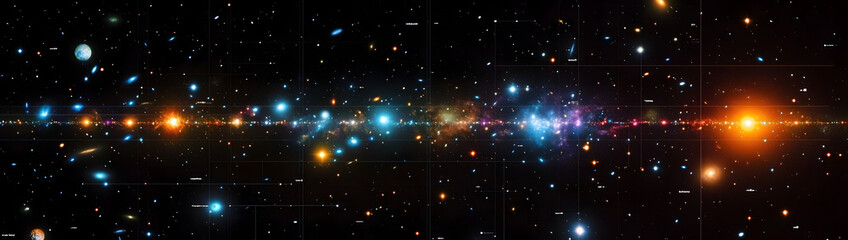 Wall Mural - exploring the cosmic timeline a comprehensive visual guide to the universe's history and major event