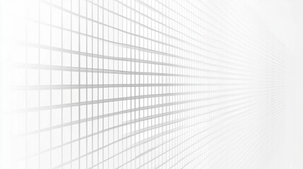 Leinwandbilder - Seamless light grey grid pattern on a white background creating a calming and minimalist design suitable for various uses