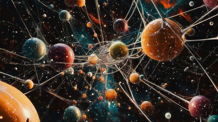 Poster - Cosmic Web: A Universe of Interconnected Worlds