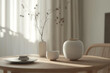 © masud - Zen Tea Ceremony: Minimalist Home Decor, Japanese Aesthetic, Calm and Serene Atmosphere, Tranquility and Peace, Simple Elegant Design