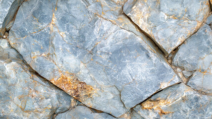 Leinwandbilder - Rough granite texture with visible cracks and natural color variations, showcasing rugged and earthy appearance. Perfect for backgrounds or design elements