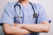 © IgnatiusHarly - cropped image of a male doctor crossed his arms