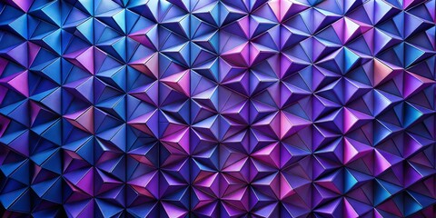 Wall Mural - Metallic Triangles Abstract Geometric Background, 3D, Background , abstract