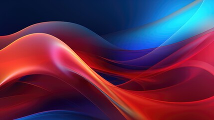 Contemporary abstract wave pattern with smooth fluid lines and seamless gradient colors, ideal for sleek digital backgrounds and modern graphic design.
