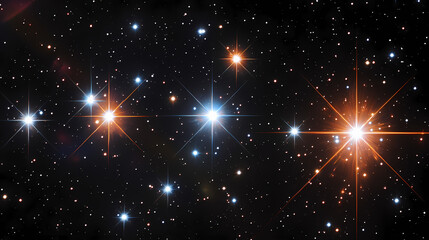 Wall Mural - background with stars