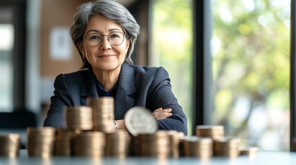 the businesswoman focuses on elderly care real estate for long-term stability.
