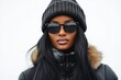 © Andrii  - Graceful African American Woman in Winter Accessories
