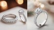 © Chingiz - Close-up of wedding rings elegantly captured as part of a wedding photoshoot.