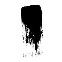 Wall Mural - distressed brush stroke frame set with ink texture and spray paint effect. box shape for text backgr