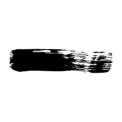 Wall Mural - distressed brush stroke frame set with ink texture and spray paint effect. box shape for text backgr