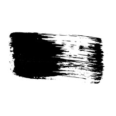 Wall Mural - distressed brush stroke frame set with ink texture and spray paint effect. box shape for text backgr