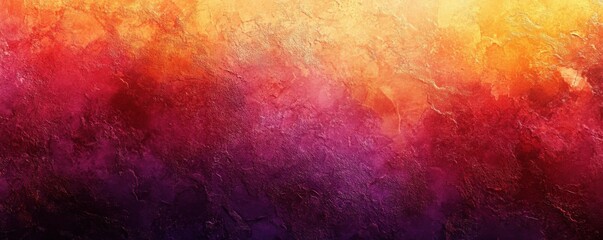 Wall Mural - sunset-inspired gradient with shades of red, orange, and purple.