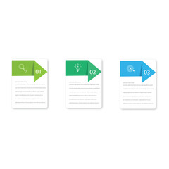 Wall Mural - infographic template vector elements with 3 step process or options