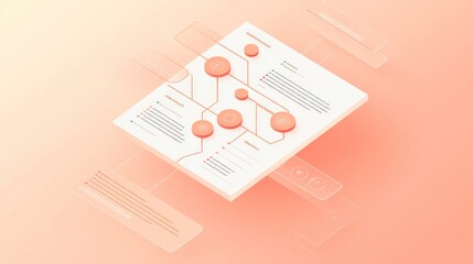 Poster - Abstract infographic with interconnected nodes and data points.