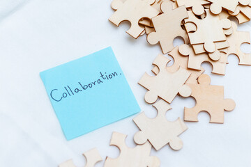 Poster - Enhancing business collaboration the power of teamwork office environment visual content creativity problem solving