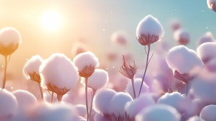 Wall Mural - digital technology cotton texture poster background
