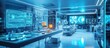 © septiani - Futuristic medical lab with advanced technology and holographic displays.