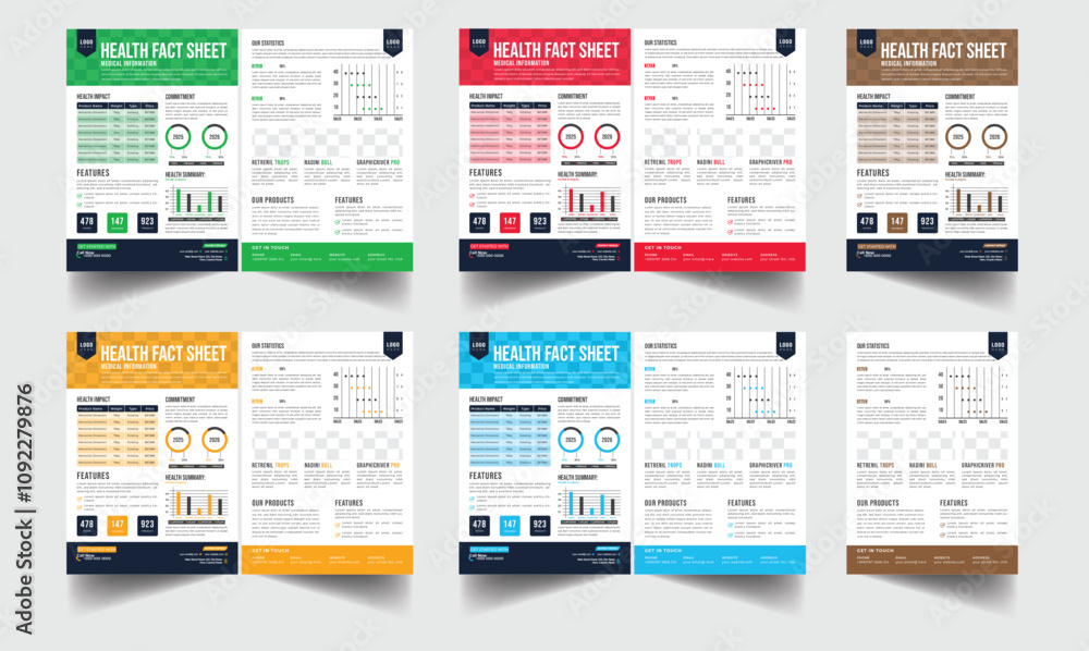 Image vectorielle Stock Technical Data Sheet layout template. Product ...
