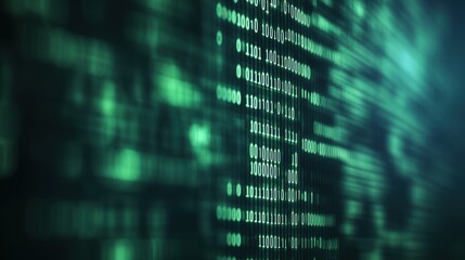 Abstract Binary Code Background