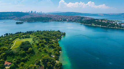 Canvas Print - Authentic natural landscapes close to Istanbul's city center