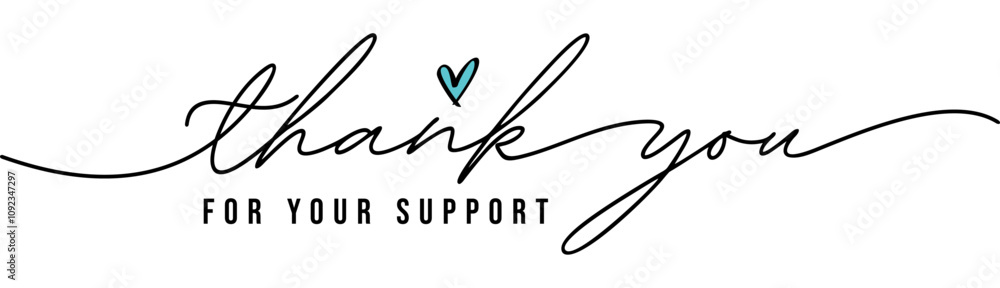 Business thank you card printable, Thank you for your support ...