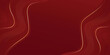 © Ruwaifi - Abstract red luxury background with gold lines. Elegant wave modern wallpapers. Suitable for templates, banners, cards, sales, ads, events, awards, web and pages