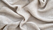 © Warisa - White crumpled linen fabric texture background, Natural linen organic eco textiles canvas background