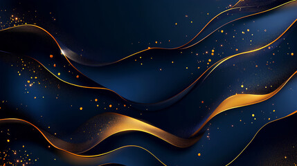 Wall Mural - dark blue background