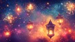 © Gaming - Festive lanterns and fireworks in a vibrant night sky.
