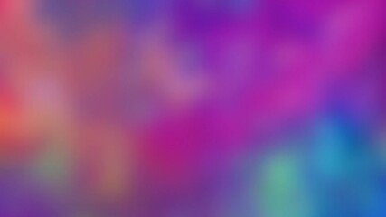 Wall Mural - Defocused Multicolor Blurred Gradient Background with Flowing Liquid Textures and Pulsating Lights in a Soft Digital Art Design