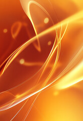 Wall Mural - abstract orange and yellow swirling background - modern design, digital art, minimalist wallpaper or