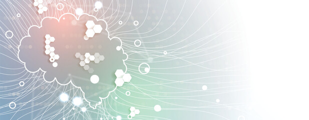 Wall Mural - artificial intelligence business and technology concept