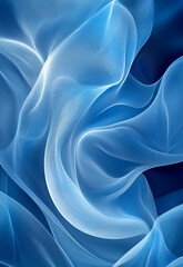 Wall Mural - Elegant blue abstract wave background White and blue abstract wave background Abstract blue and white background with smooth lines.


