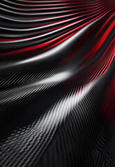 Wall Mural - modern red and black carbon fiber design for graphics. modern dark carbon fiber with red luminous li